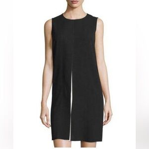 Vince Modern/Classic style, shift laser cut LBD dress! Black/ivory! Size 6